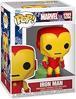 Vista 1 de Funko Pop! Marvel: Holiday - Iron Man with Bag - Marvel Comics - Figura de vinilo coleccionable - Idea de regalo - Mercancía oficial - para niños