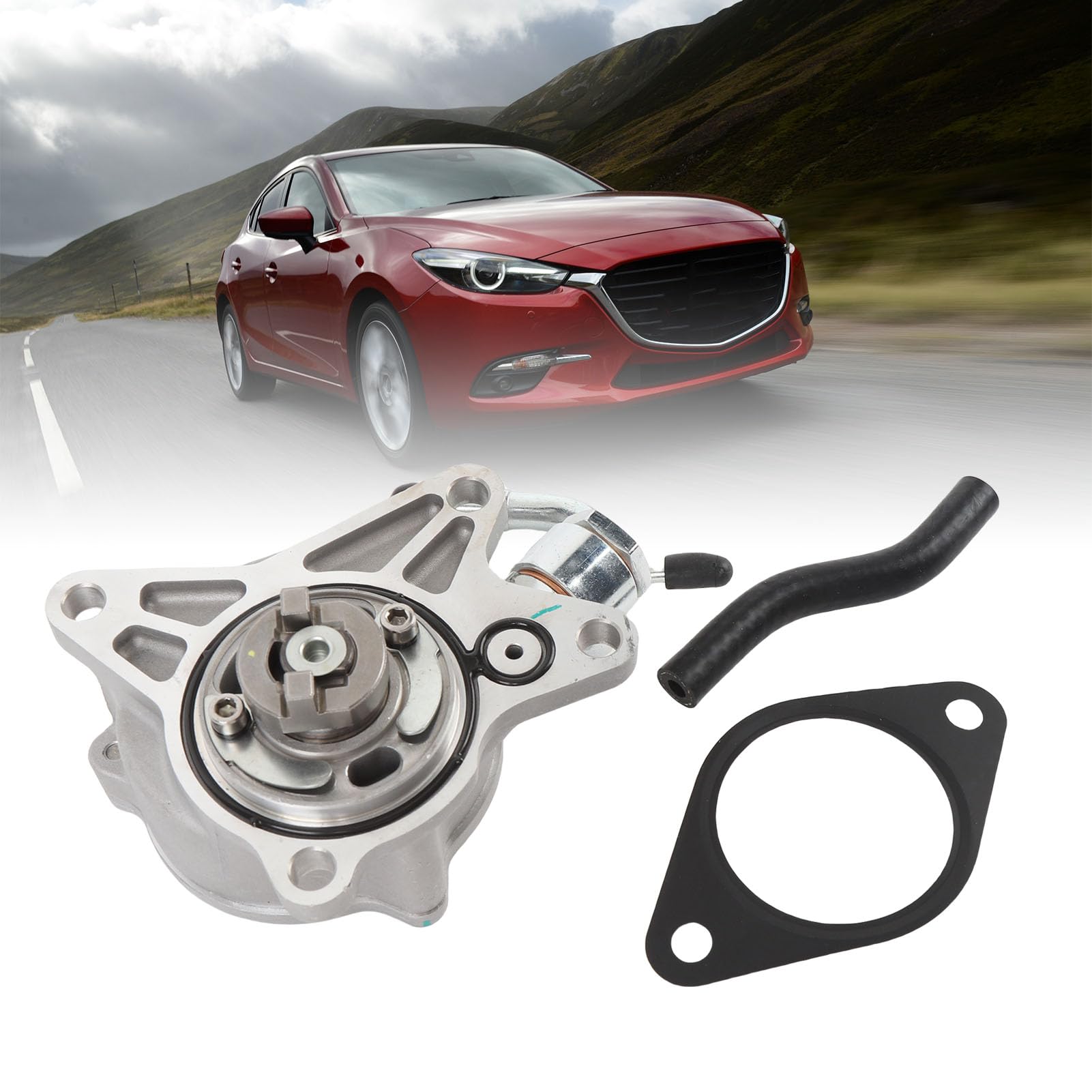Zestaw Pompy Próżniowej ze Stopu Aluminium | z uszczelkami , bezpośredni zamiennik OE dla silnika 2.2 Derv do CX 5 KE KF 3 6