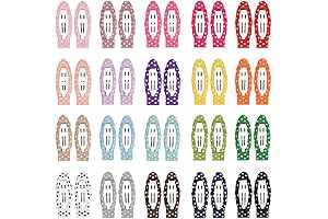 Adorable Snap Clips for Your Little Princess: 20 Vibrant Colors for Endless Styling