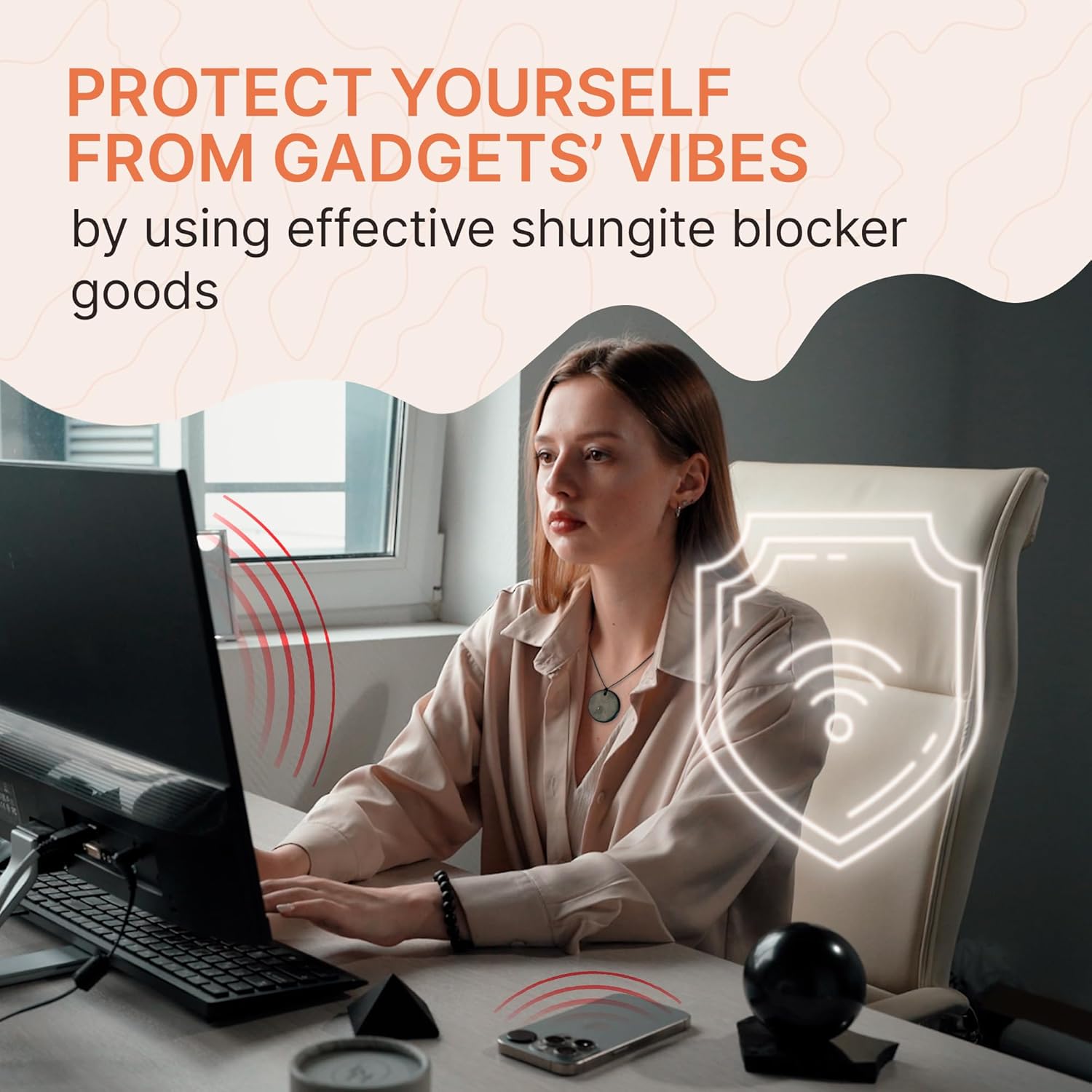 Karelian Heritage Round Shungite Pendant | Authentic Shungite Stones Amulet Jewelry Necklace | Defender Shield Protection Necklace Stone | Chakra Healing Necklace Quantum Pendant - Image 9