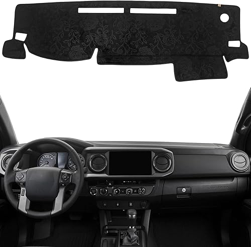 Miniatura 8 de KEYOOG Cubierta para tablero de salpicadero apto para to-yota 4Runner 2009-2003 (para conducción a la izquierda), tapete antideslumbrante, protector