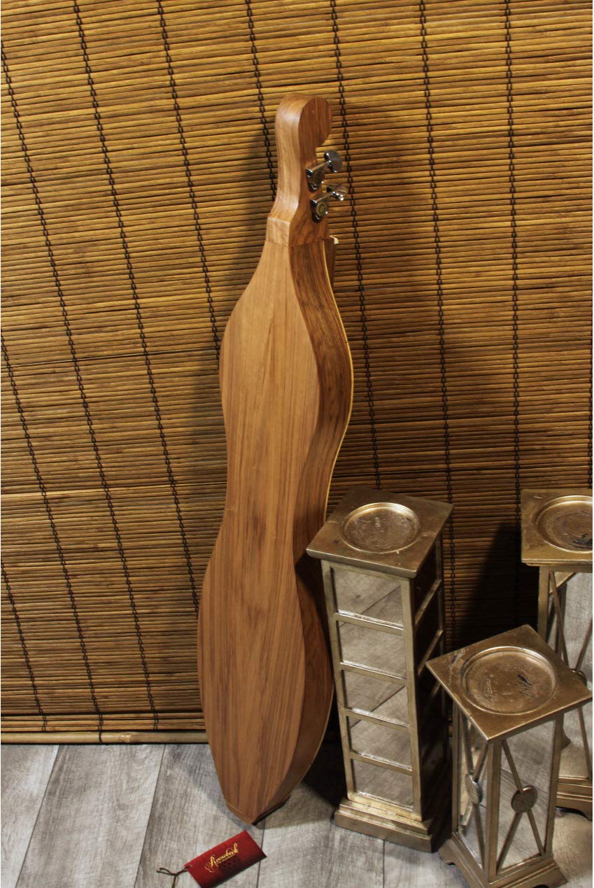 Includes: Dulcimer 4-string Vaulted Spruce Knotwork, Walnut + Snark Clip-On Chromatic Tuner - Image 6