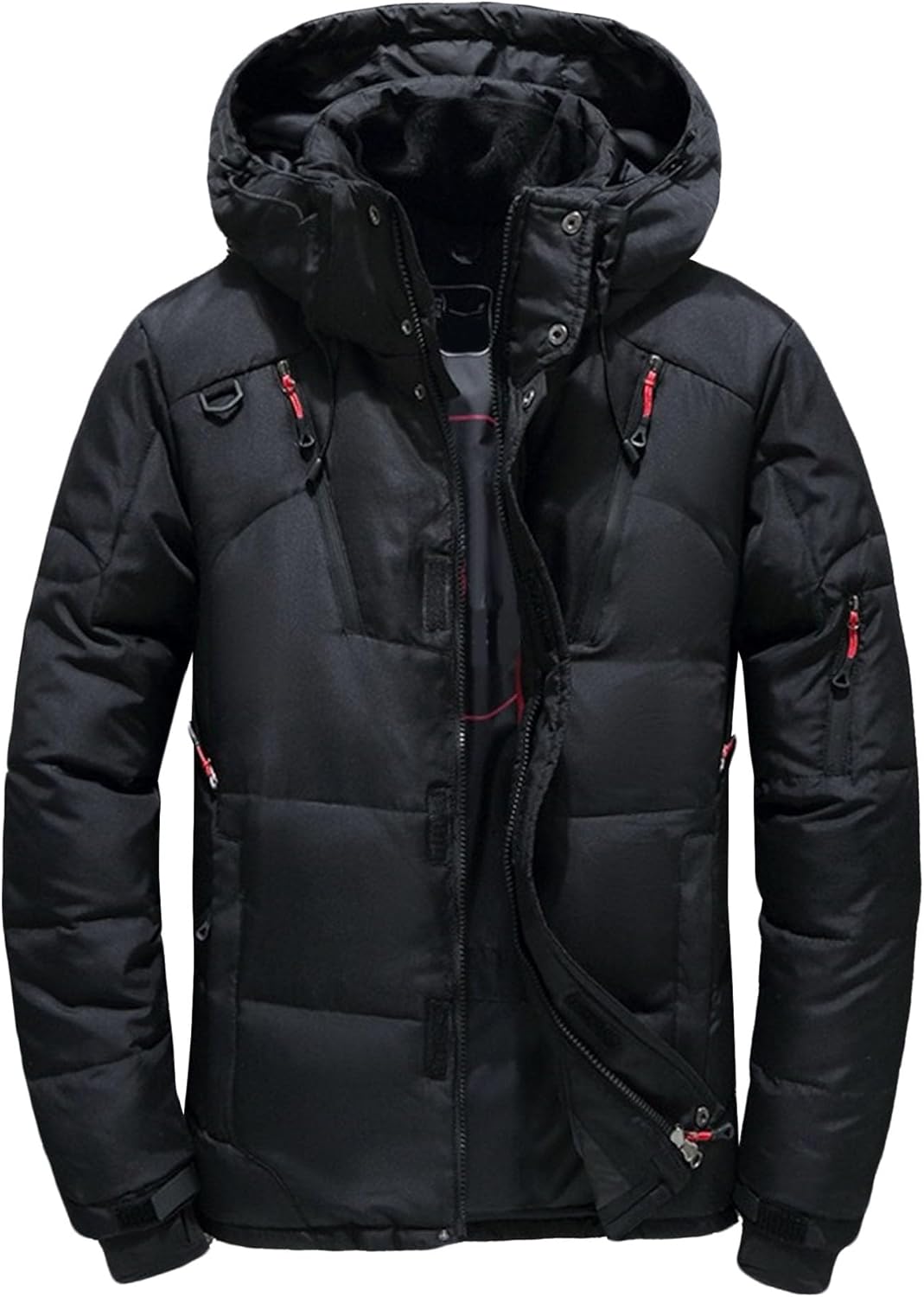 Men's Ski Snow Jacket Winter Thermal Snowboard Jacket Parka Lined Thick Mountain Windbreaker Snow Coat