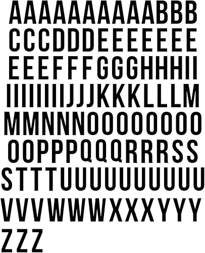 Miniatura 5 de Calcomanías de vinilo para pared, juego de 113 letras del alfabeto mayúsculas, de 2.5 a 2 pulgadas cada una, personaliza DYI Home para laptop, taza