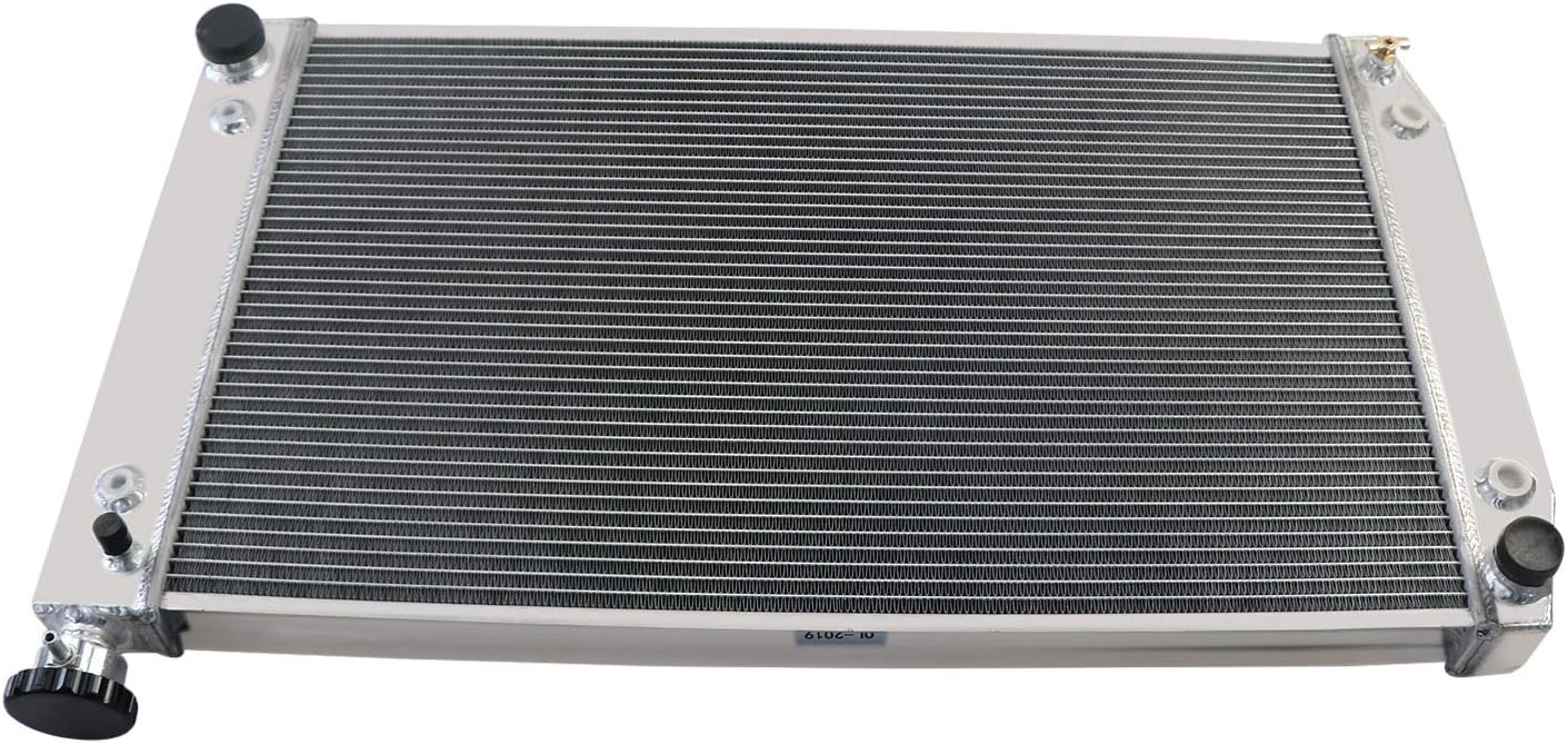 4 Row Core Radiator for 1988-1999 Chevrolet Chevy GMC C/K Series 1500 2500 3500 P30 Pickup Suburban Blazer 5.0L 5.7L Silverado Cheyenne Sierra WT, 4 Row Radiator