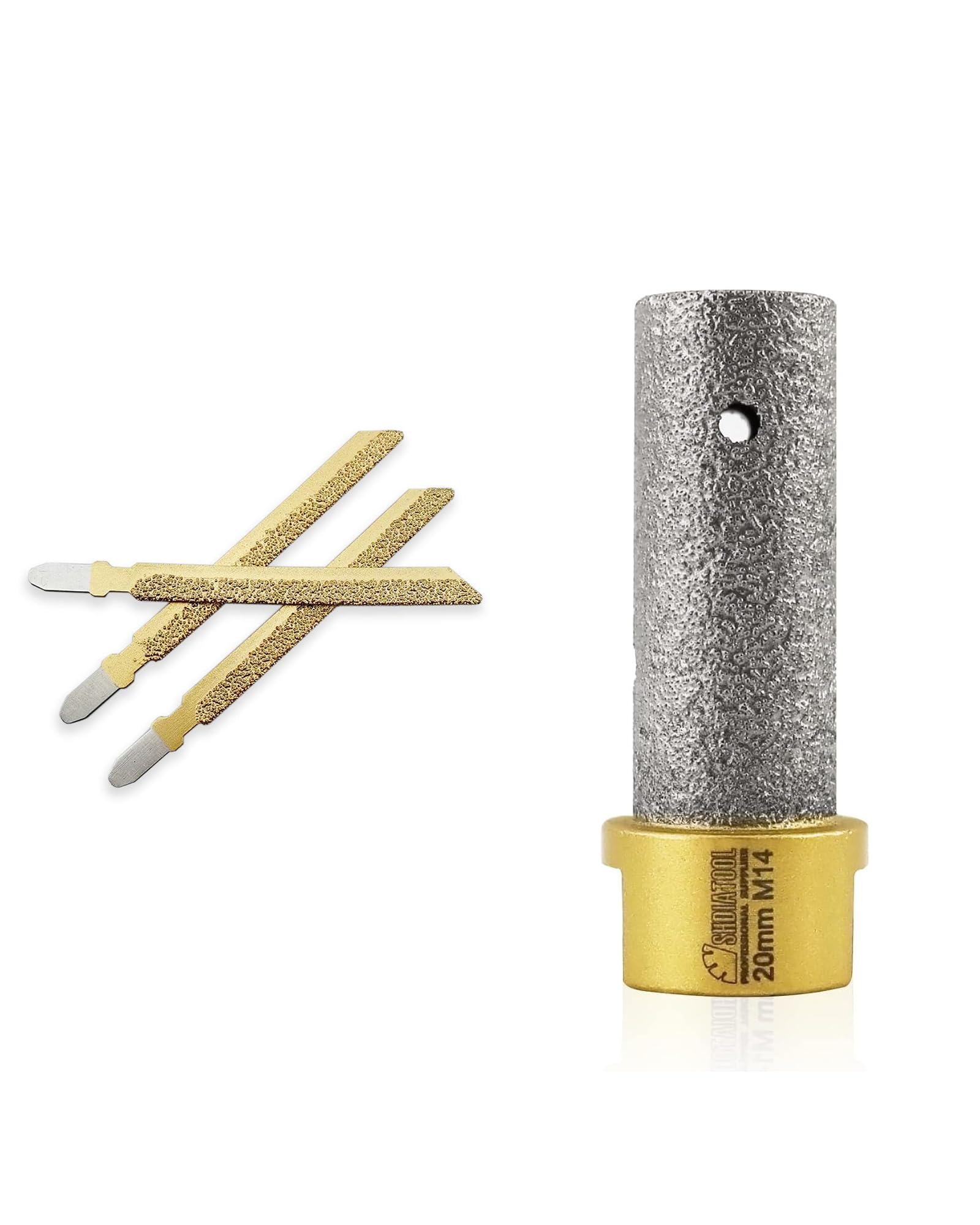 Fraise diamantée et lames de scie sauteuse pour éviter la casse du carrelage - 8