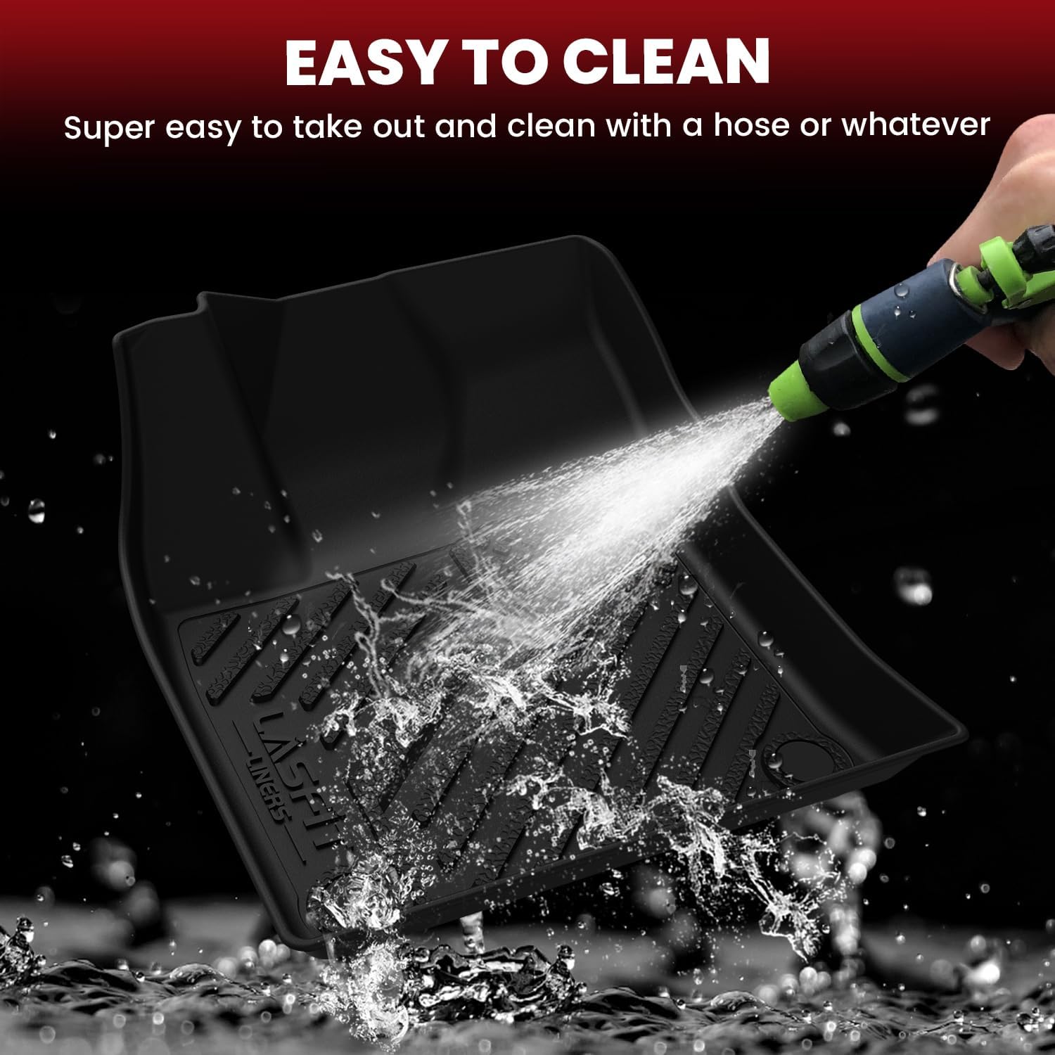 LASFIT Floor Mats for Toyota Prius 2016-2022 & Prius Prime 2017-2022, All Weather TPE Custom Fit Easy Clean Durable No-Curling Floor Liners for Prius 2016 2017 2018 2019 2020 2021 2022 Car Mats - Image 8