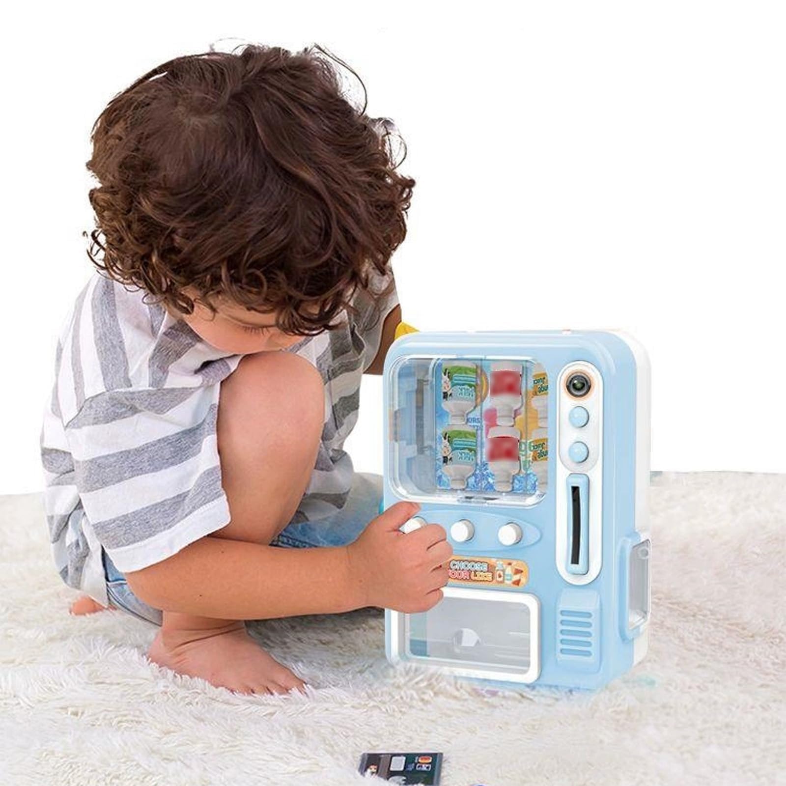 1 Pcs Vending Machine Toy, Supermarket Toy Set for Kids with Vending Machine for Kids and Shopping Cart Toy, can Stimulate Children's Creativity ( Randomly Select Colors ) - Image 2 thumbnail