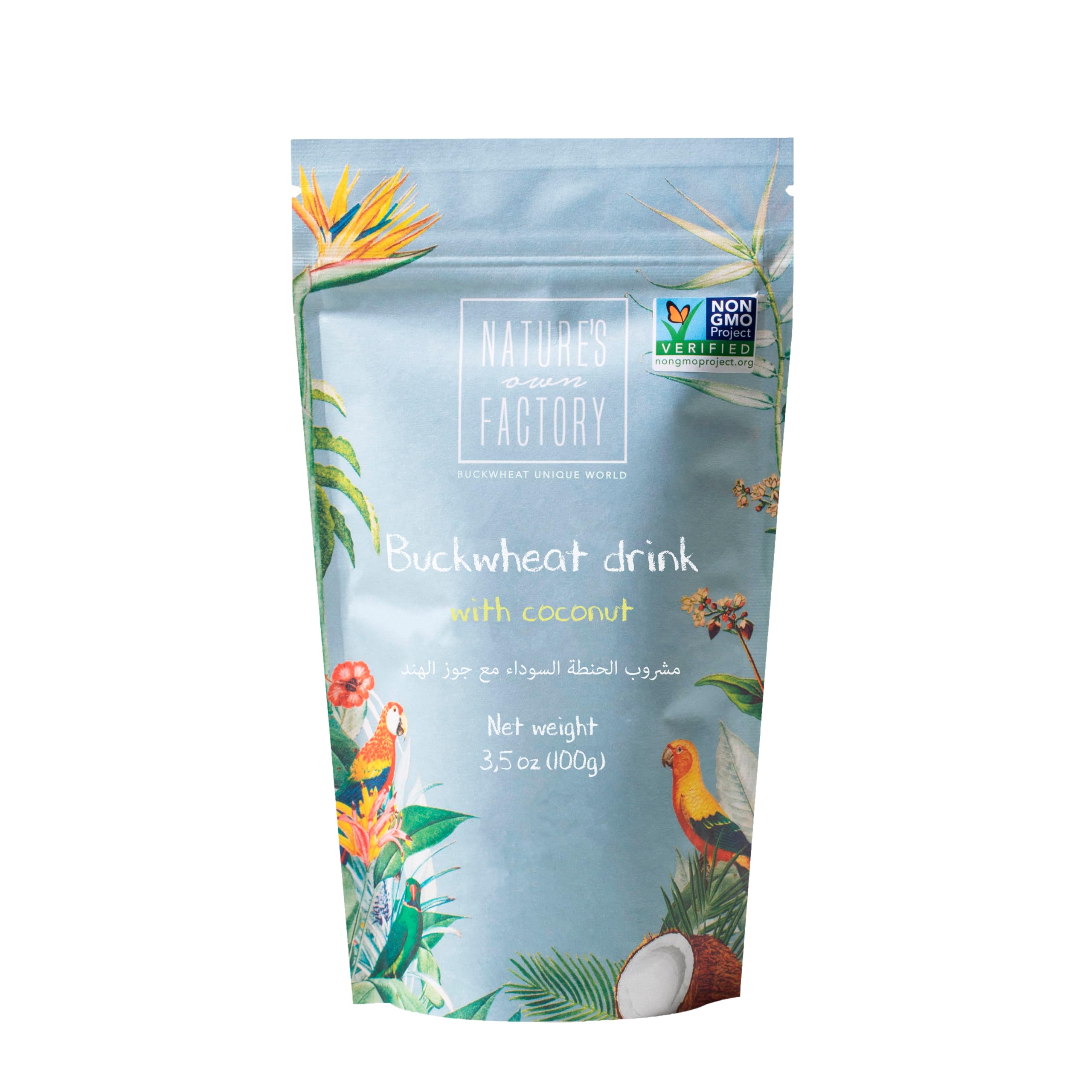 Nature's Own Factory Buckwheat Tea with Coconut,100g