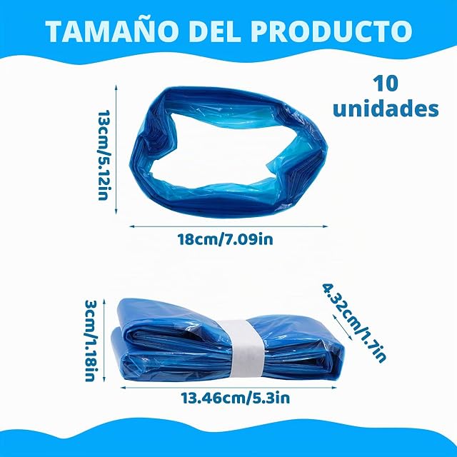 Foto 2 de 7 de 10 Bolsas de Repuesto de Arena para Gatos Compatibles con Cassettes de Recambio Litter Locker, Rollos de 4,5 m
