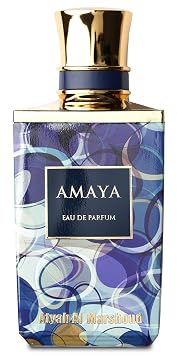 ATYAB AL MARSHOUD - Amaya Blue Eau de Parfum 100ml, Unisex Perfume for Women and Men, with Pink Pepper, Orange, Jasmine, Vetiver, Amber, and Musk - Long-Lasting, Luxurious Perfume