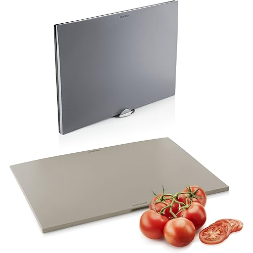 Eva Solo Chopping Boards with Holder, Set of 3, Gray Tones