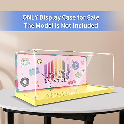 Miniatura 2 de Vitrina acrílica para Lego 21339 BTS Dynamite, caja transparente a prueba de polvo (solo vitrina, el modelo no incluido)