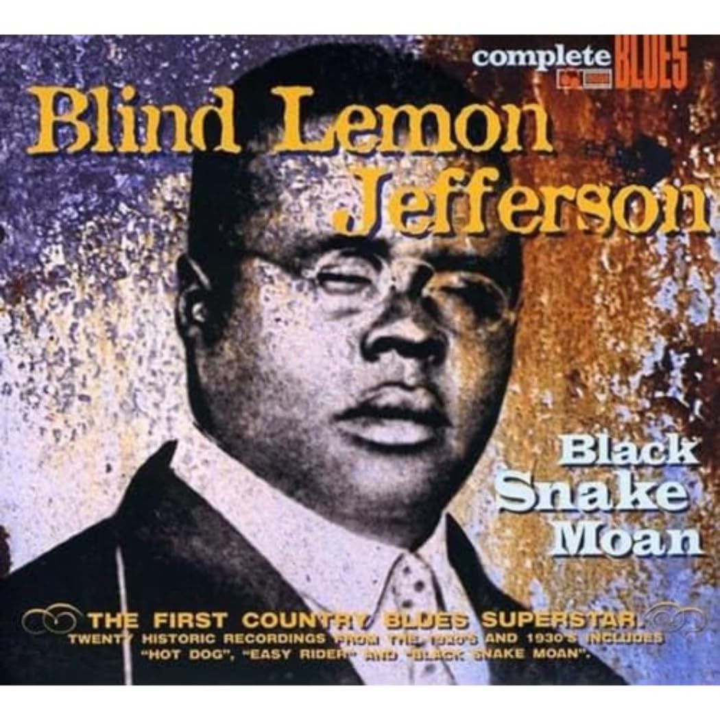 Blind Lemon Jefferson Black Snake Moan CD New 636551001328