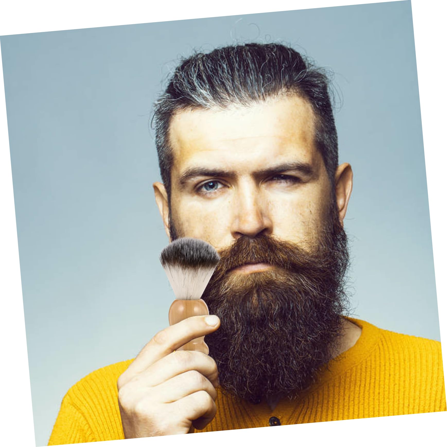 VICASKY 1Set Men Shaving Brush Set with Grooming Bowl and Holder Rack Shaving Kit for Effortless Lathering and Skin Exfoliation present for Every Man