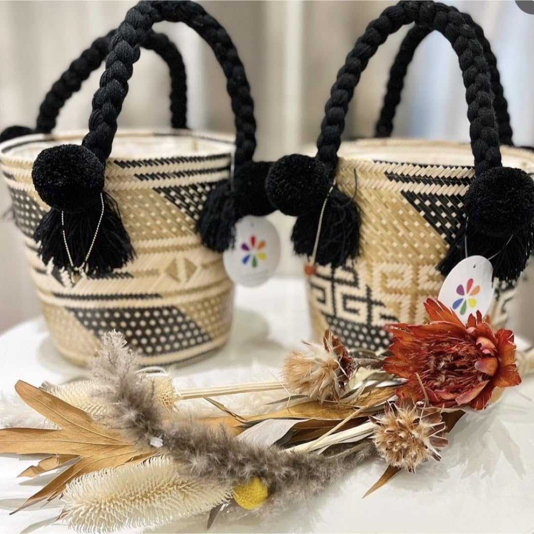 Amazon.co.jp: Laluceearthラルーシェアース ハンドメイドカゴ