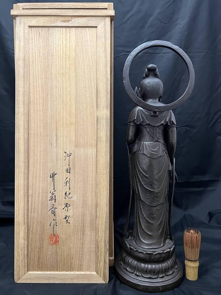 中国　青銅器　観音像　古銅器　高さ約31.5cm 送料込み251006 楽天市場】仏像 銅製送子観音像（小）安産・子宝の観音 : 中国