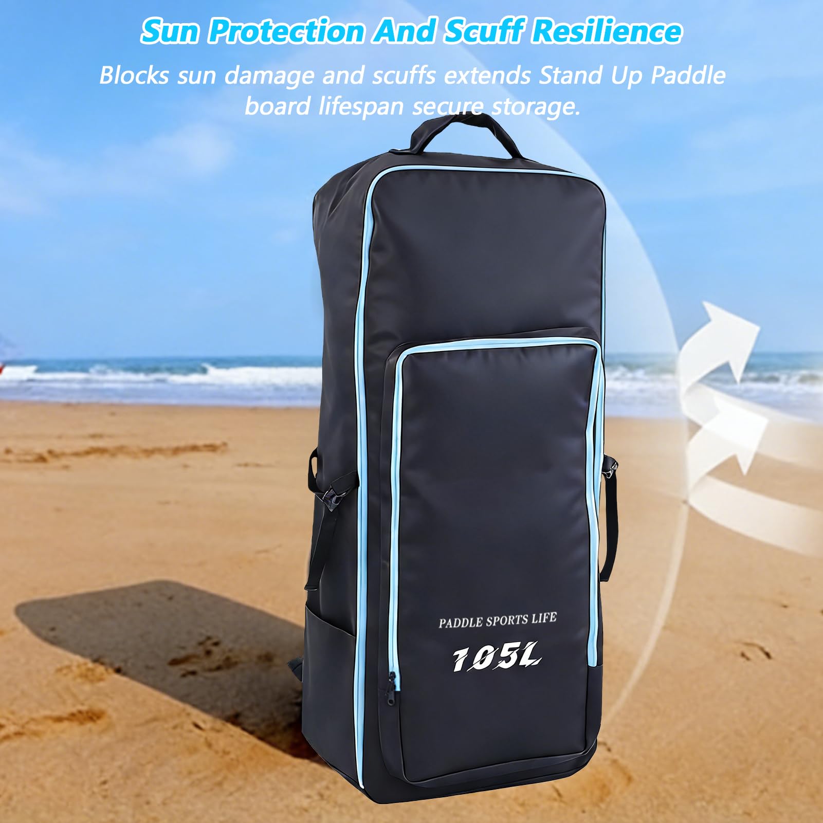 Gonfiabile Paddle Board Borsa Zaino Zaino Stand Up Paddleboard Zaino Spalla Oxford Panno SupBackpack Trasporto Grande Zaino Da Viaggio Bag Accessori Gonfiabili