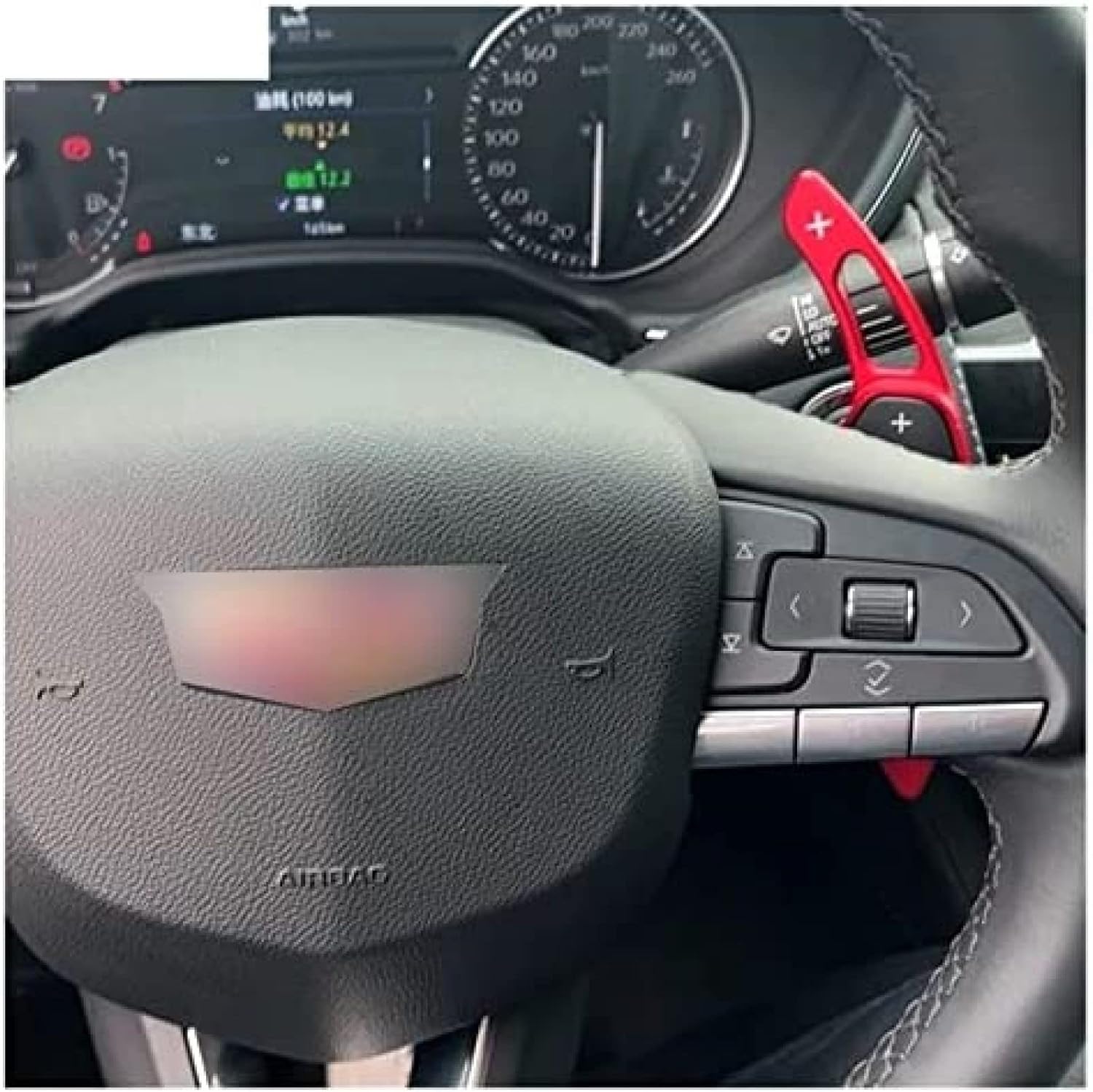 Car Steering Wheel Shift Paddles Extension Shifter Sticker, for Cadillac for XT4 CT4 CT5 XT6