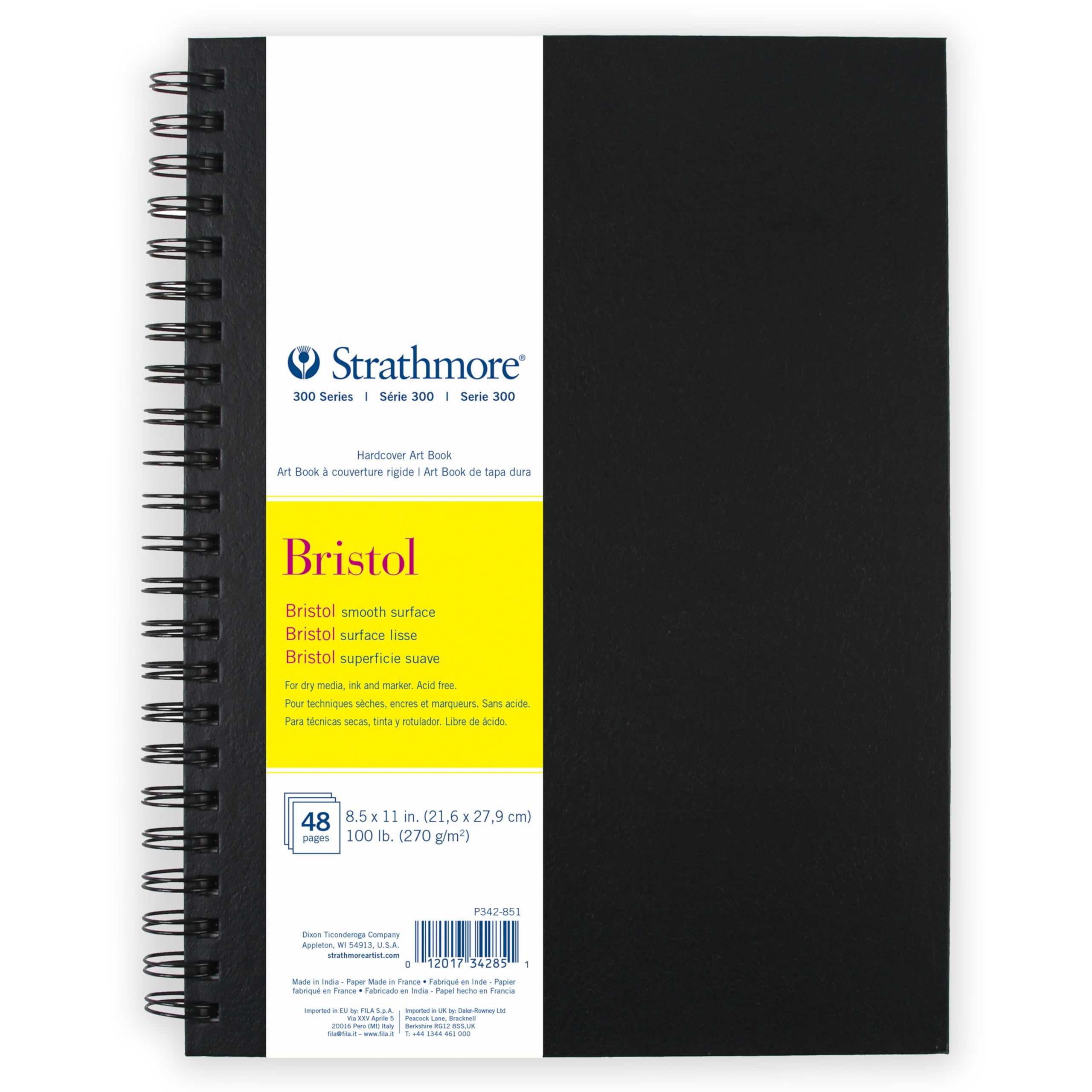 Amazon.com: Strathmore 300 Series Bristol Paper Art Book, Smooth