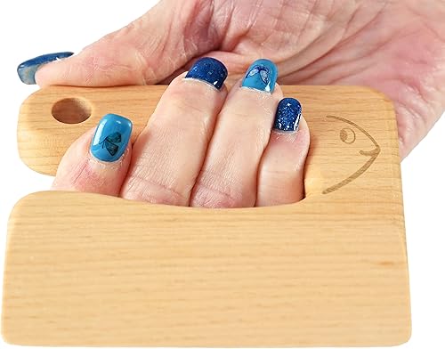 Miniatura 9 de HOME-X Cuchillo de seguridad de madera pequeño para niños cuchillo seguro para cocina real cuchillo de cocina de madera bonitos utensilios de cocina