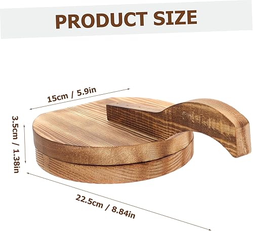 Miniatura 7 de FELTECHELECTR Herramienta de prensa de bola de masa de madera para hacer envoltorios de albóndigas, ideal para ravioles Pierogi, Wonton y tortillas,