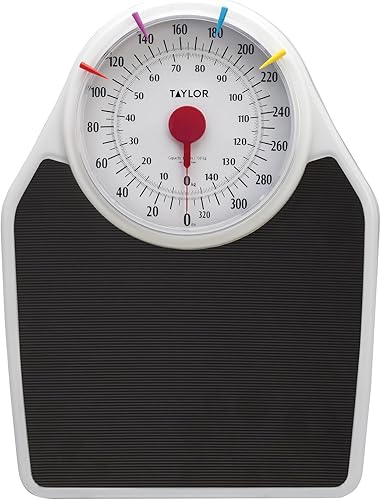Taylor Precision 1130T Color blanco báscula digital de baño
