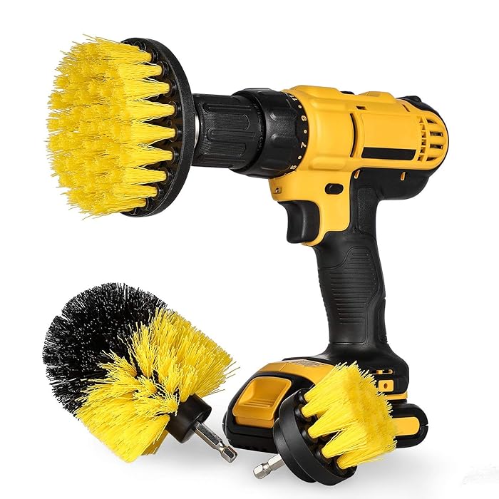 Buy Drill Brush Attachment Set Power Scrubber Brush Cleaning Kit