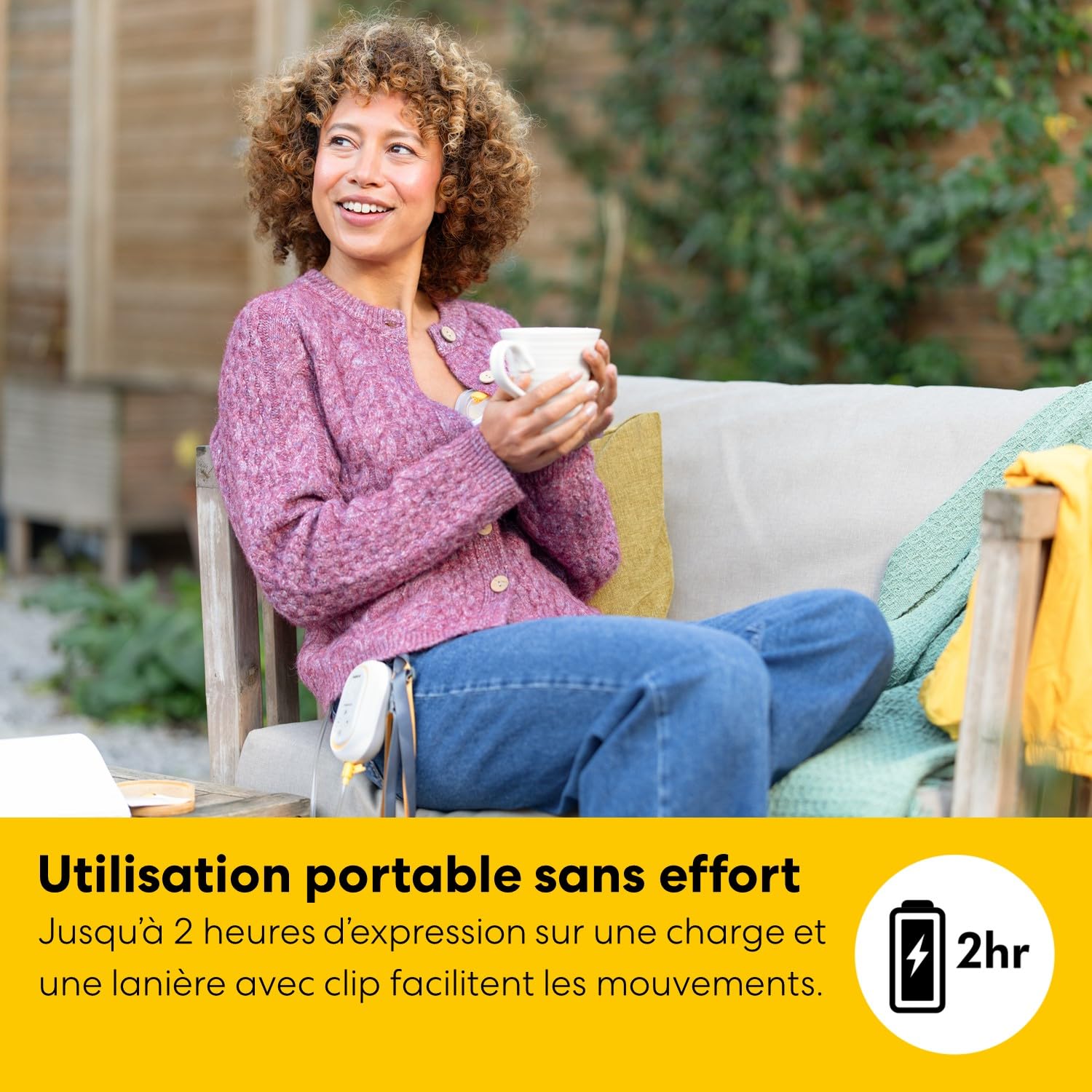 Medela Tire-lait double électrique Freestyle Mini Hands-Free avec collecteurs mains libres et batterie rechargeable