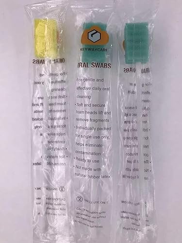 Miniatura 2 de Hisopos orales desechables, 120 unidades de hisopos envueltos individualmente, hisopos bucales, esponja para el cuidado dental, en zigzag, en forma