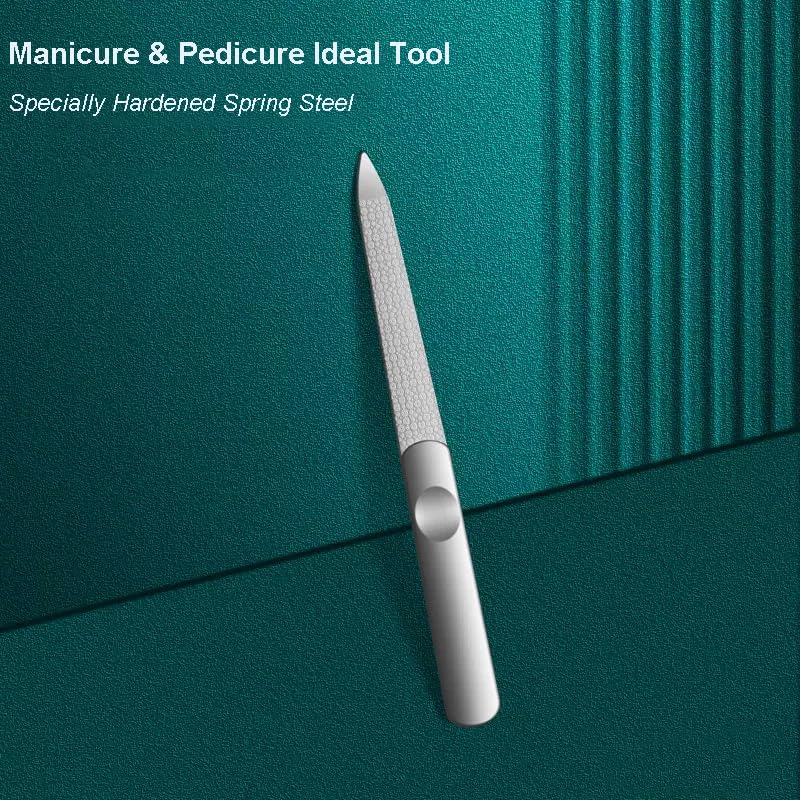 Pedicure Tools for Feet,Ingrown Toenail Treatment,Ingrown Toenail Removal Kit,Pedicure Set,Toenail Grooming Kit,Top Notch Foot Blade, Super Sharp Toenail Clippers(8 Pcs Leather Case) - Image 6