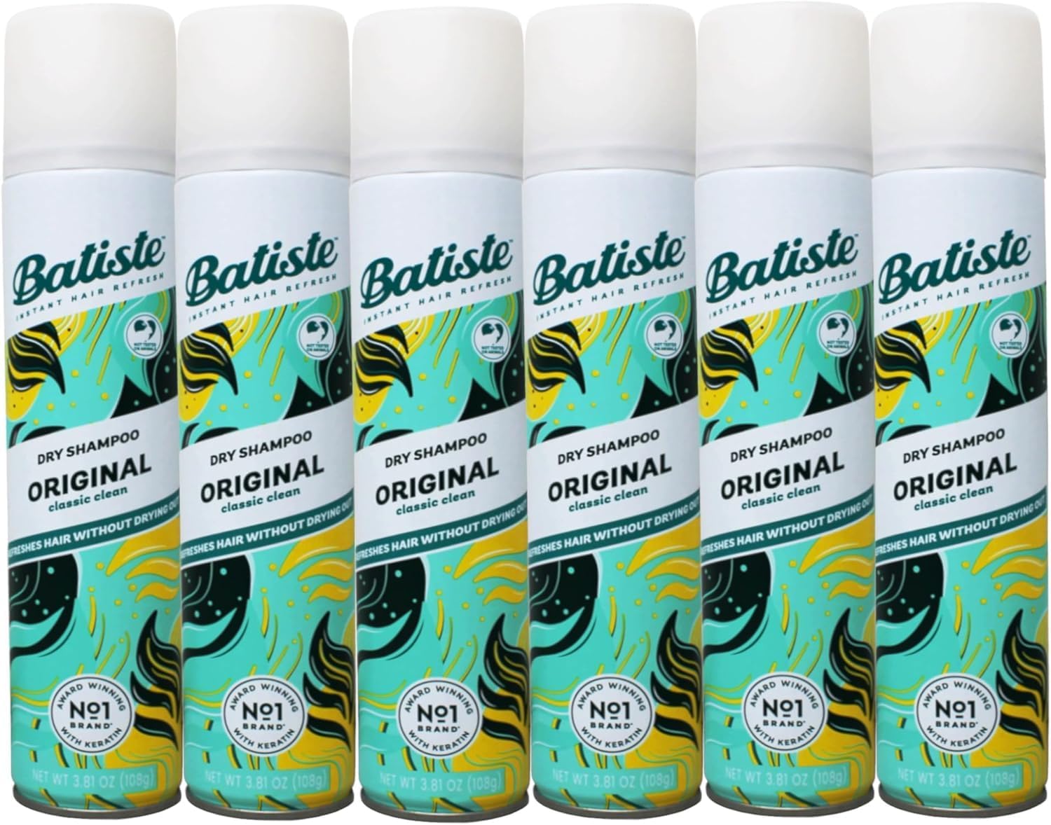 Dry Shampoo Original 200 ml (Pack of 6)