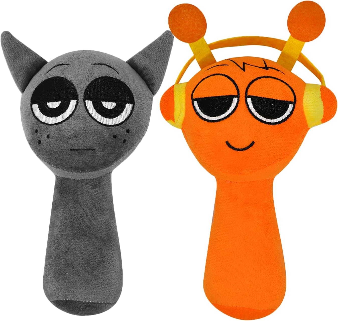 Sprunki Plush Toys, Horror Games Plushies Toy for Fans, Soft Stuffed Animal Pillow Figure Doll Christmas Birthday Gifts for Adult Kids (Gray+Orange) Sprunki Plush Toys, Horror Games Plushies Toy for Fans, Soft Stuffed Animal Pillow Figure Doll Christmas Birthday Gifts for Adult Kids (Gray+Orange)