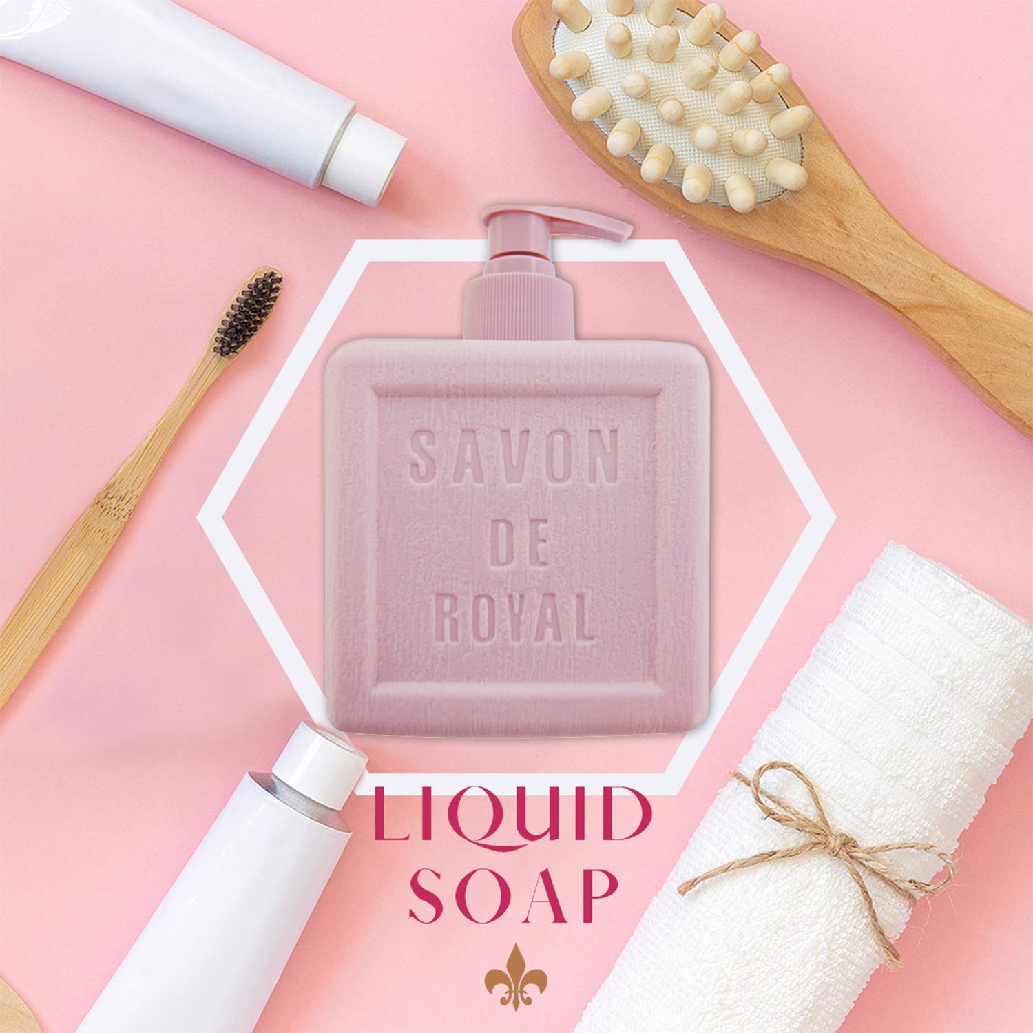 Savon De Royal Provence Nemlendirici Luxury Vegan Sıvı Sabun 500 ml (Mor)