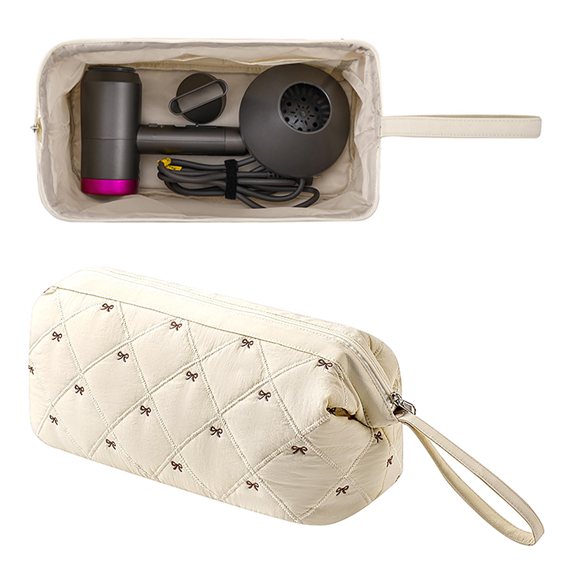 ReignSword Hair Tools Travel Bag Compatible with Shark FlexStyle, Dyson Airwrap, Revlon Hairdryer Case