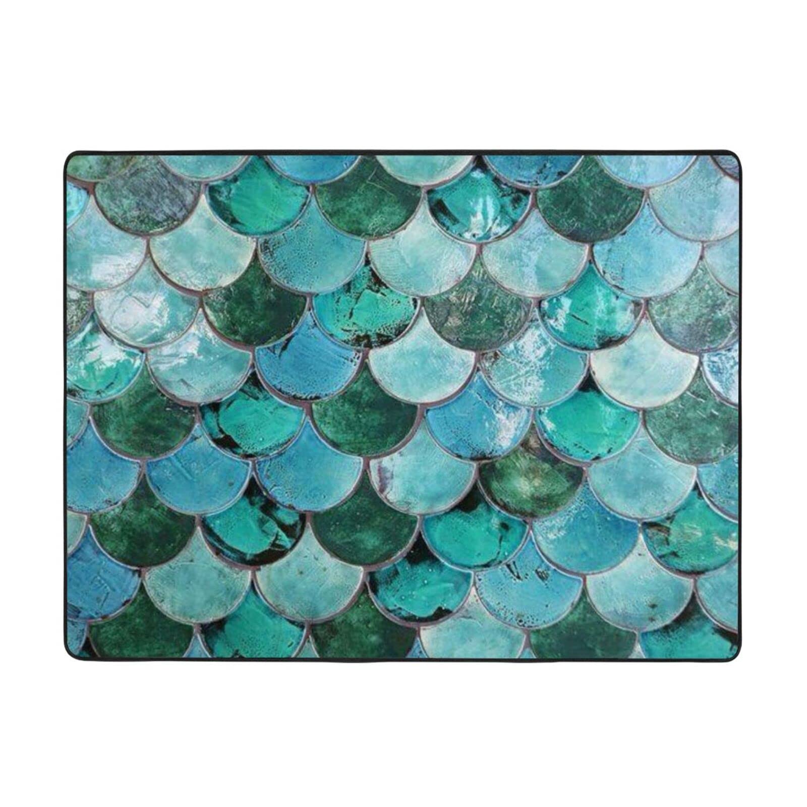 Tapis de jeu sirène BAFAFA doux et sécurisé pour chambre enfant