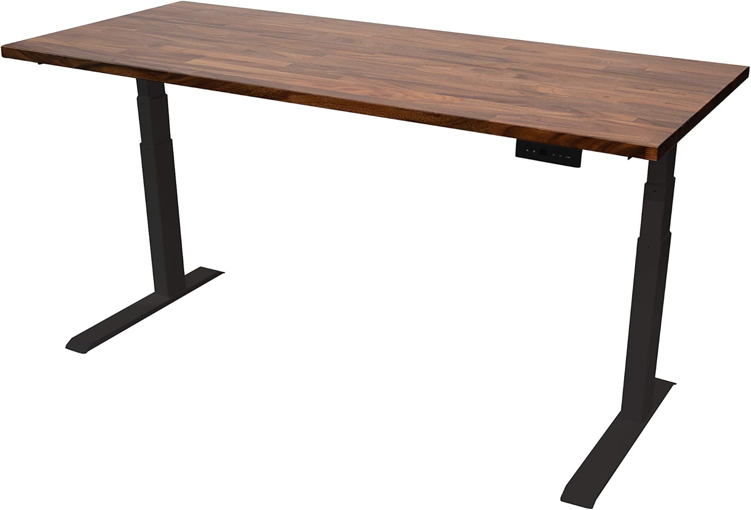 Stand Up Desk Store Solid Wood Top Electric Adjustable