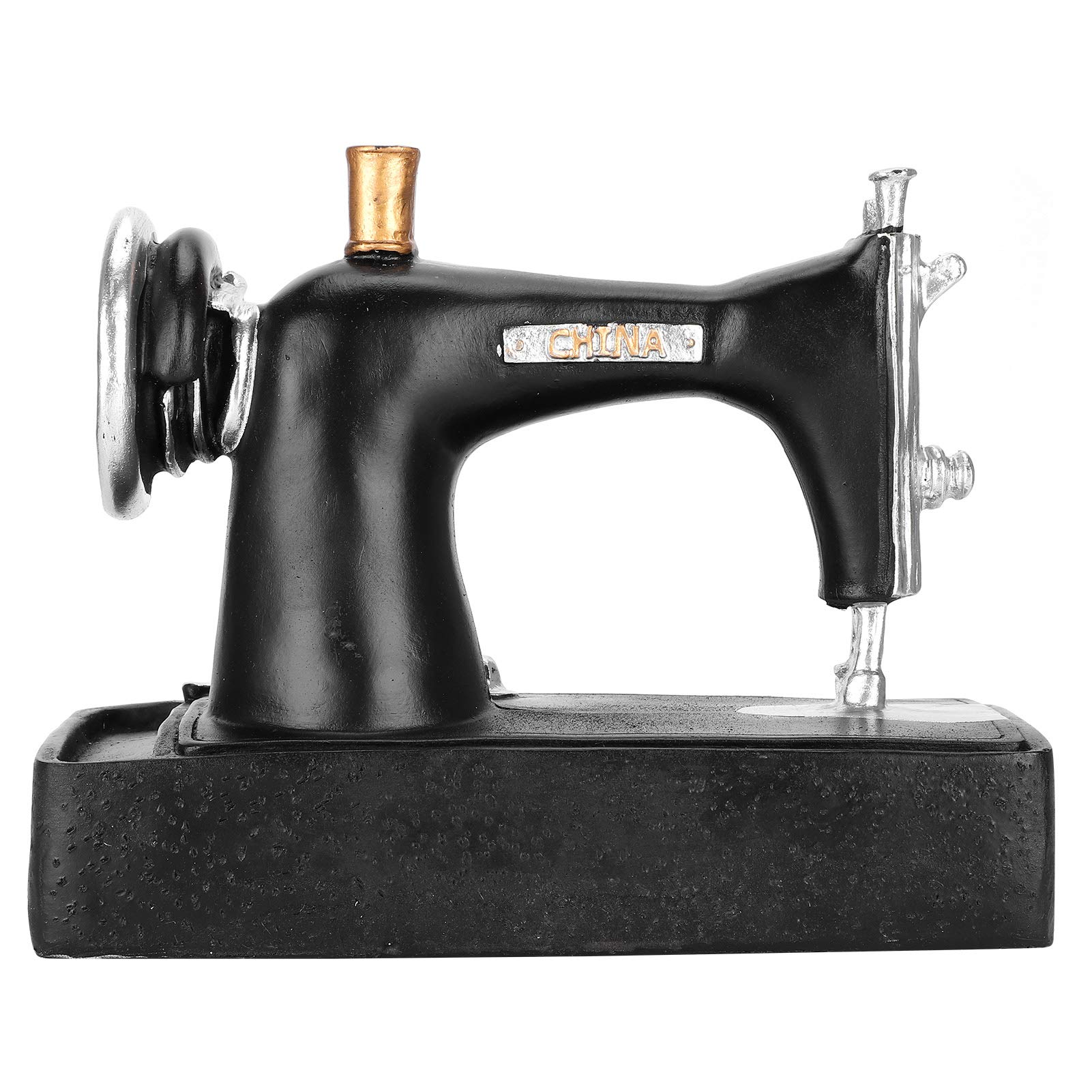 Máquina de coser vintage decorativa para ambientar cafeterías y salones rústicos