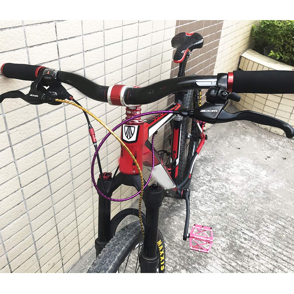 Lot de 3 paires de leviers de frein pour VTT avec anneau de sonnette pour vélo V/C