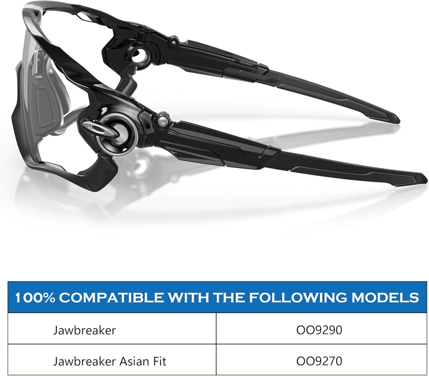 Replacement Nosepieces Nose Pads for Oakley Jaw-Breaker OO9290/Jaw-Breaker Asian Fit OO9270 Sunglasses - Image 3