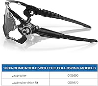 Vista 3 de Almohadillas nasales de repuesto para gafas de sol Oakley Jaw-Breaker OO9290/Jaw-Breaker Asian Fit OO9270