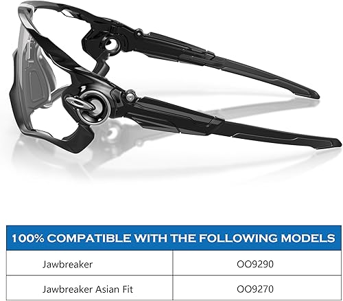 Miniatura 3 de Almohadillas nasales de repuesto para gafas de sol Oakley Jaw-Breaker OO9290Jaw-Breaker Asian Fit OO9270