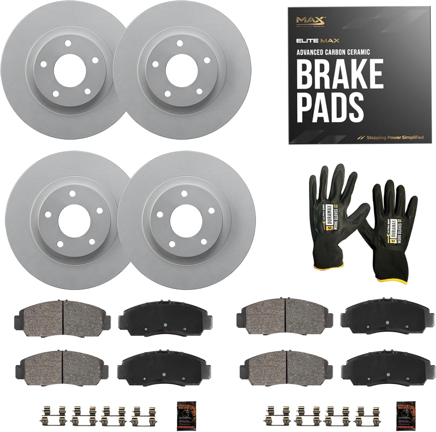 Max Advanced Brakes Front & Rear Kit for Hyundai Santa Fe