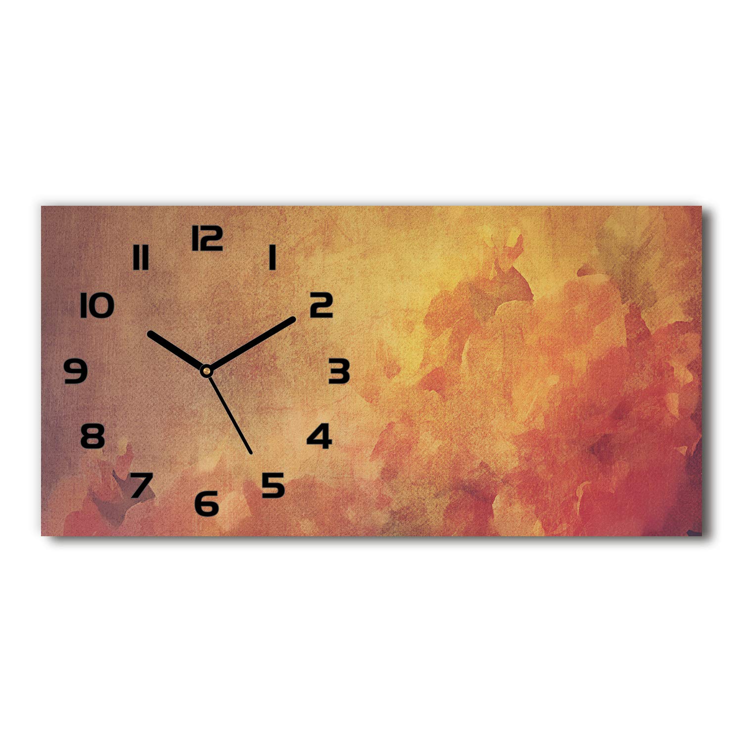 Horloge en verre sans tic-tac Tulup pour un sommeil serein salon
