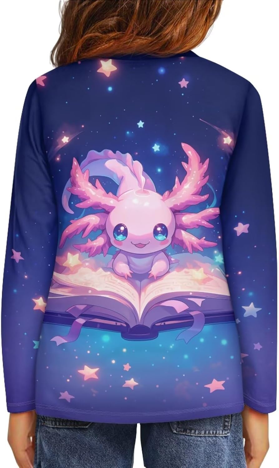 Kids Long Sleeve Shirts for Girls 3-16 Year Old Cute Clothes for Teen Girls Casual Workout Tops - Image 5