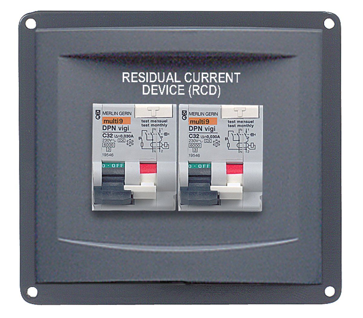 BEP 900-RCD-16A Panel Mounted RCD, 1 x 16 Amp