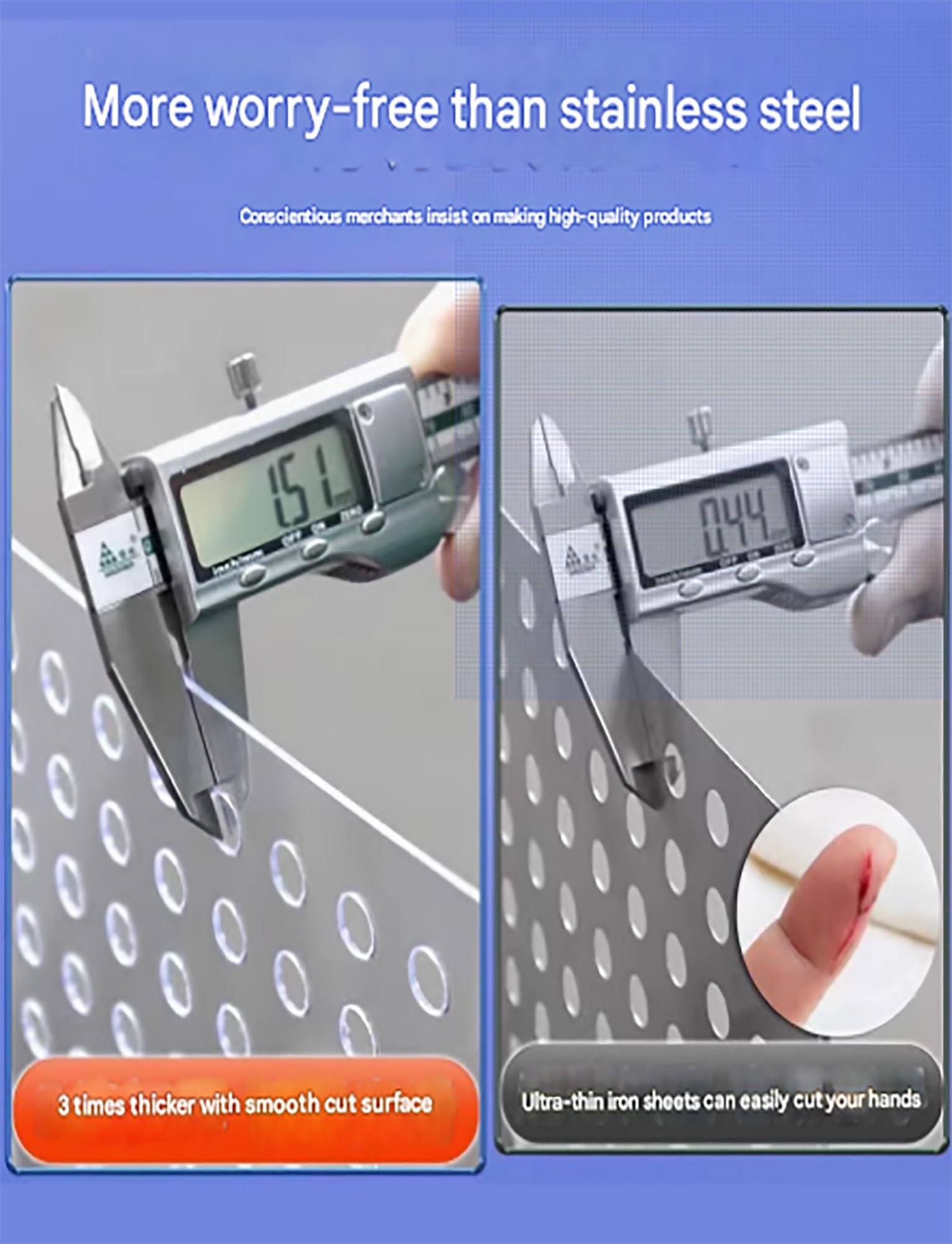 Foro for lastre acriliche perforate con piastra in rete di plastica leggera, for uso interno ed esterno, pannello di ventilazione trasparente(40x110cm)