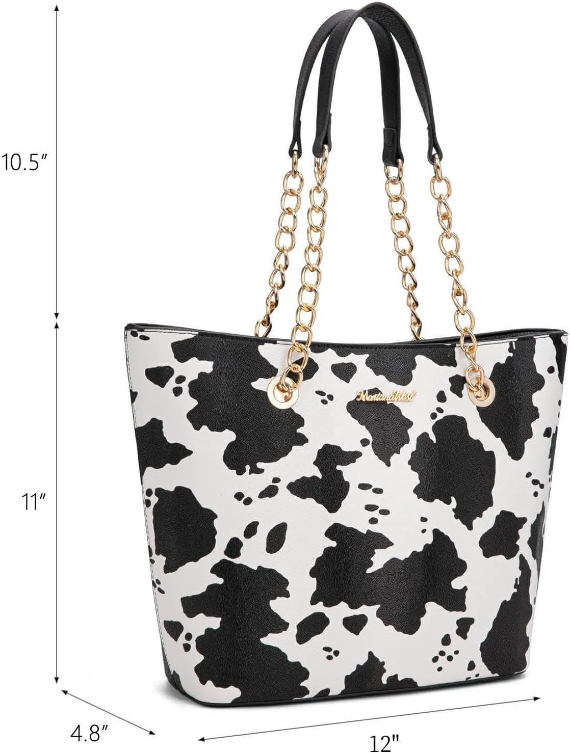 Montana West Tote Bag for Women Chain Top-handle Handbags - Image 6