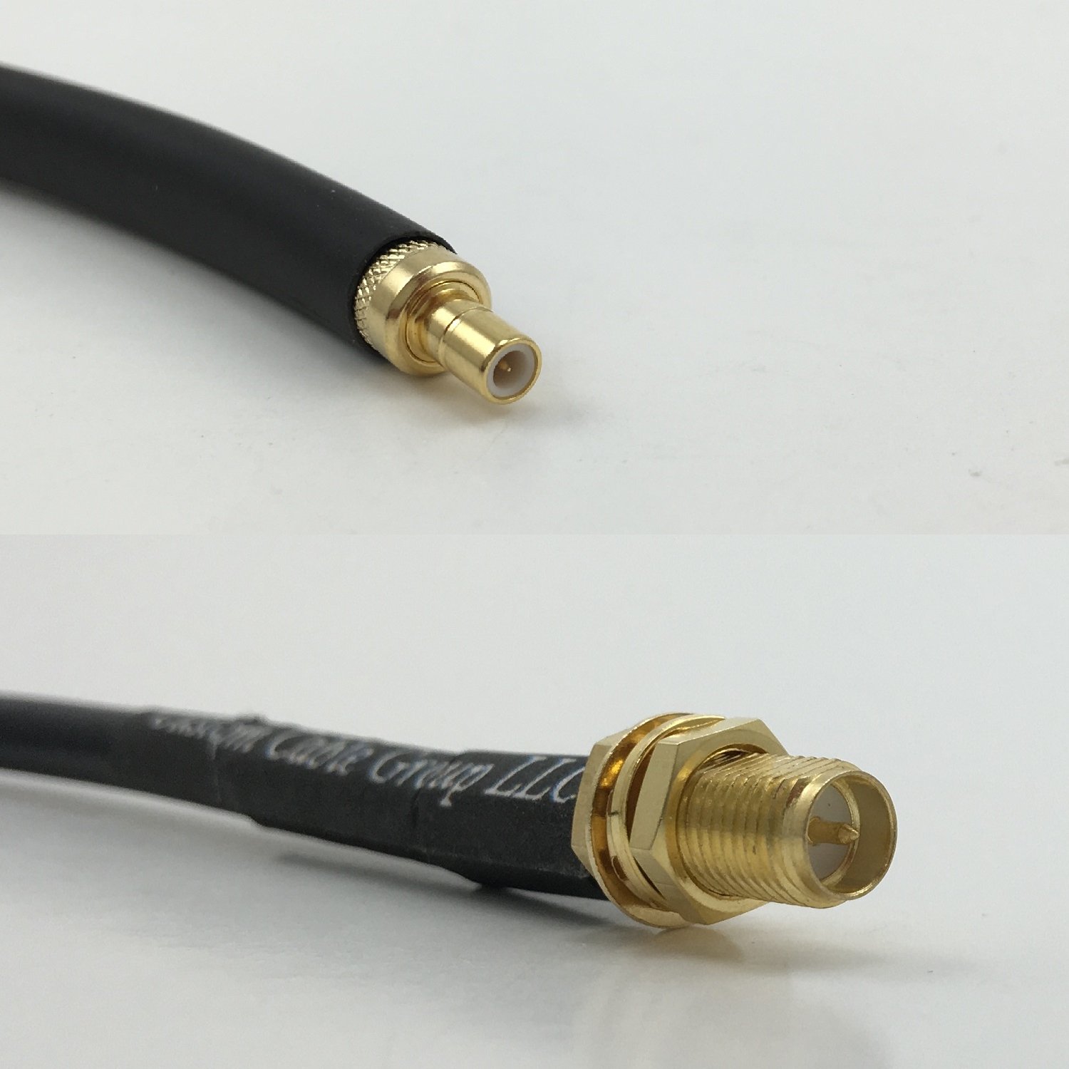 1 foot RG400 Low Loss SMB MALE to RP-SMA FEMALE Pigtail Jumper RF coaxial cable 50ohm Quick USA Shipping