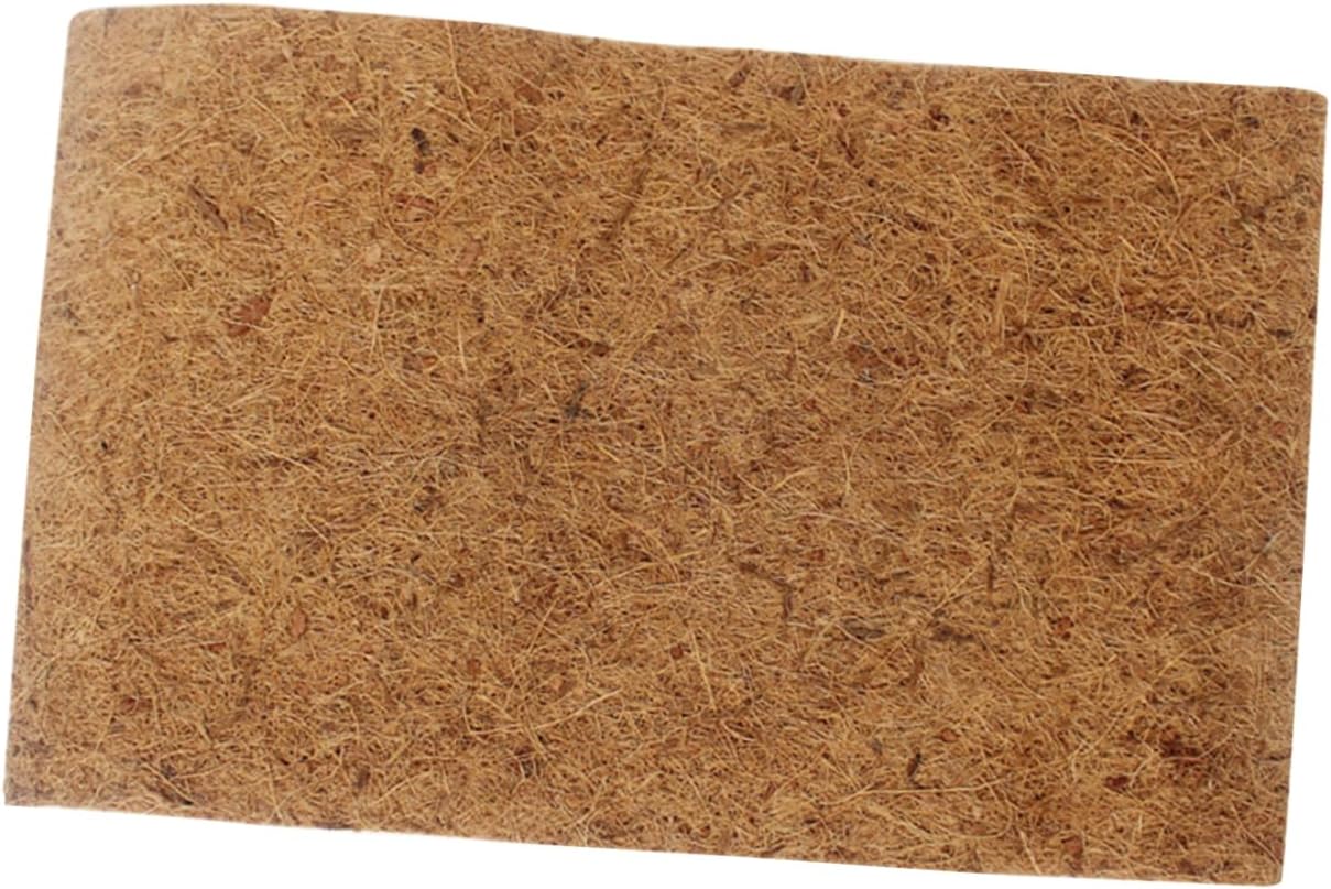 UKCOCO Reptile Carpet Mat Snake Lizard Turtle Bedding Natural Coconut Fiber Insulation Pad for Aquarium Terrarium